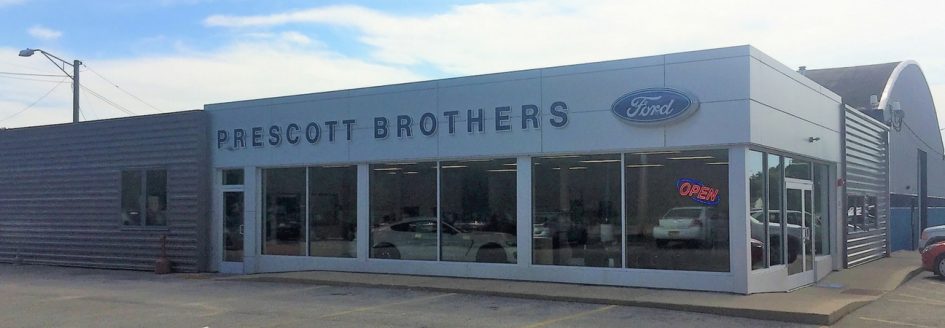 A Prescott Brothers dealership featured in a blog post about cars for sale in Rochelle, Illinois